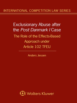 cover image of Exclusionary Abuse after the Post Danmark I case